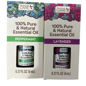 Personal Care Essential Oil Duo - Peppermint & Lavender